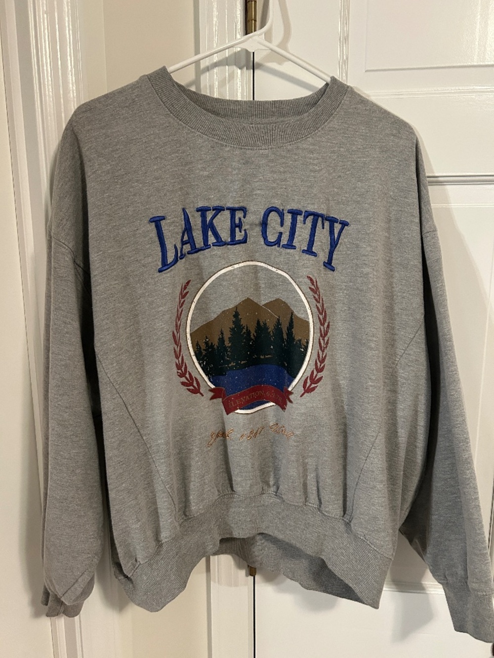 Urban Outfitters Lake City Sweatshirt Women's Size M Embroidered